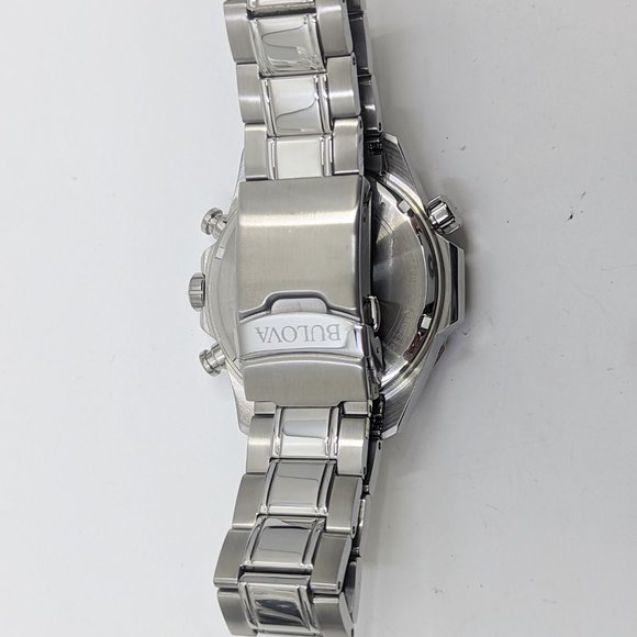 # 601 Bulova Men's Marine Blue Dial Watch - 96B256 - Picture 4 of 5